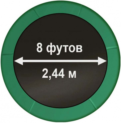 Батут Премиум «ARLAND» диаметр - 2.44 м (8 FT) внутренняя сетка